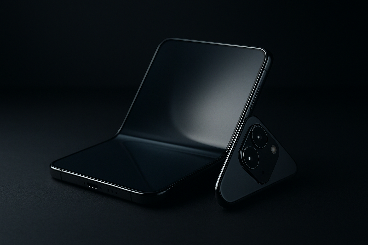 Imagen editorial para el rumor sobre el iPhone plegable